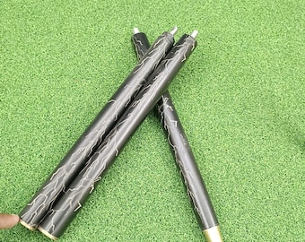 Bastón de madera de color marrón oscuro (solo el mango) – Acabado craquelado único – Varilla de repuesto para bastones personalizados