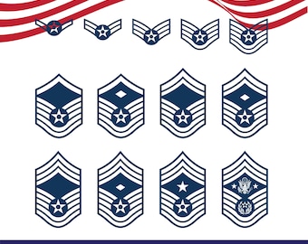 米国空軍階級章シェブロン、USAF ロゴ デジタル ベクター SVG、png