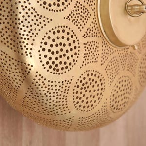 moroccan lamp, brass lamp shade, moroccan lighting, boho ceiling light, brass lantern, pierced lamp, moroccan decor, boho lighting, ceiling lamp, arabic lantern, handmade lamp, moroccan light, gold lamp shade