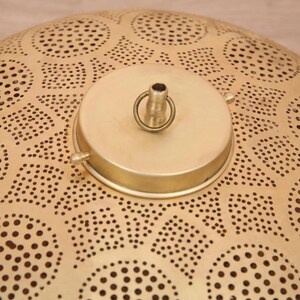 moroccan lamp, brass lamp shade, moroccan lighting, boho ceiling light, brass lantern, pierced lamp, moroccan decor, boho lighting, ceiling lamp, arabic lantern, handmade lamp, moroccan light, gold lamp shade