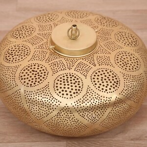 moroccan lamp, brass lamp shade, moroccan lighting, boho ceiling light, brass lantern, pierced lamp, moroccan decor, boho lighting, ceiling lamp, arabic lantern, handmade lamp, moroccan light, gold lamp shade