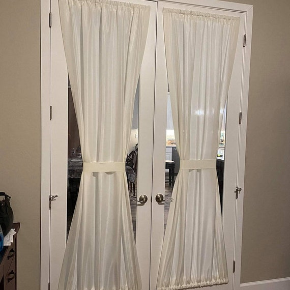 French Door Curtain Or Valance Not Sheer 44 Wide For French Door Curtain Or Valance Not, Door Curtain Panels