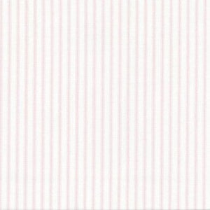 PINK TICKING Stripe PANEL -Valance, Shower Curtain, Pink stripe curtain,  Unlined,  Cotton, Farmhouse Decor, sold per panel