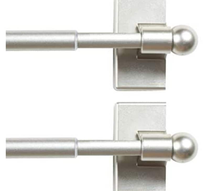 RODS Set of 2 French Doors Sidelight Curtain Etsy