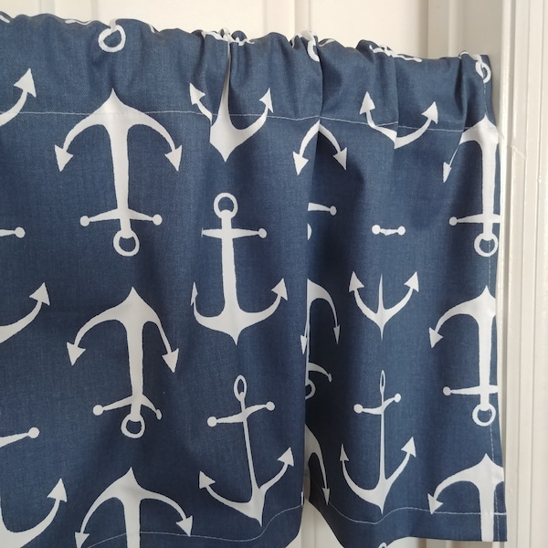 Anchor Shower Curtain Etsy
