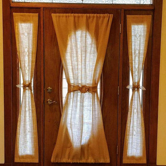 sidelight window panel curtains