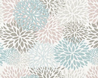 AQUA GREY MUMS CURTAINs, Designer Panels, Shower Curtains, Valances, Door Curtains, Unlined, pillow cover,  aqua, grey, white