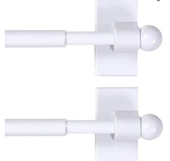 RODS Set of 2 French Doors Sidelight Curtain Etsy