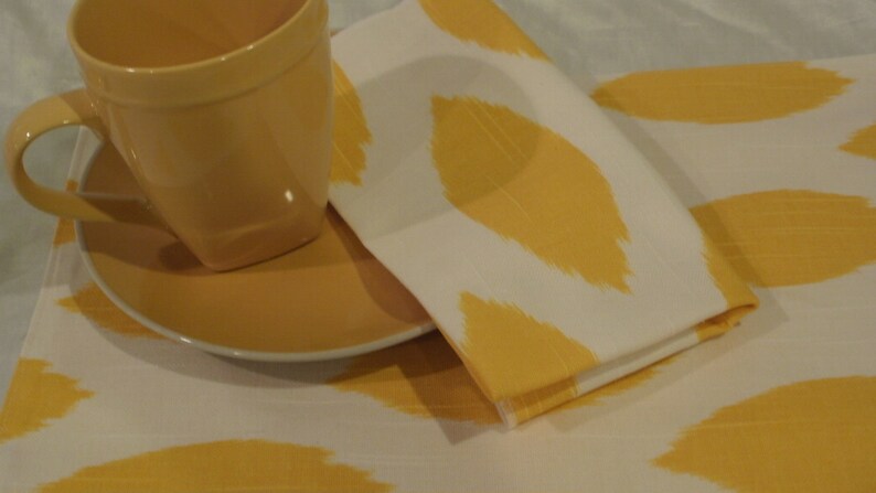 Oyster Ikat Table Cloth main image 1