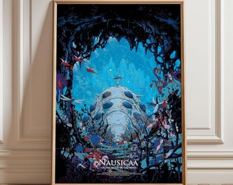 Nausicaa of the Valley of the Wind by Studio Ghibli Movie Poster, High Quality Film Print, Ghibli Movie Poster Print, Poster for Wall Decor