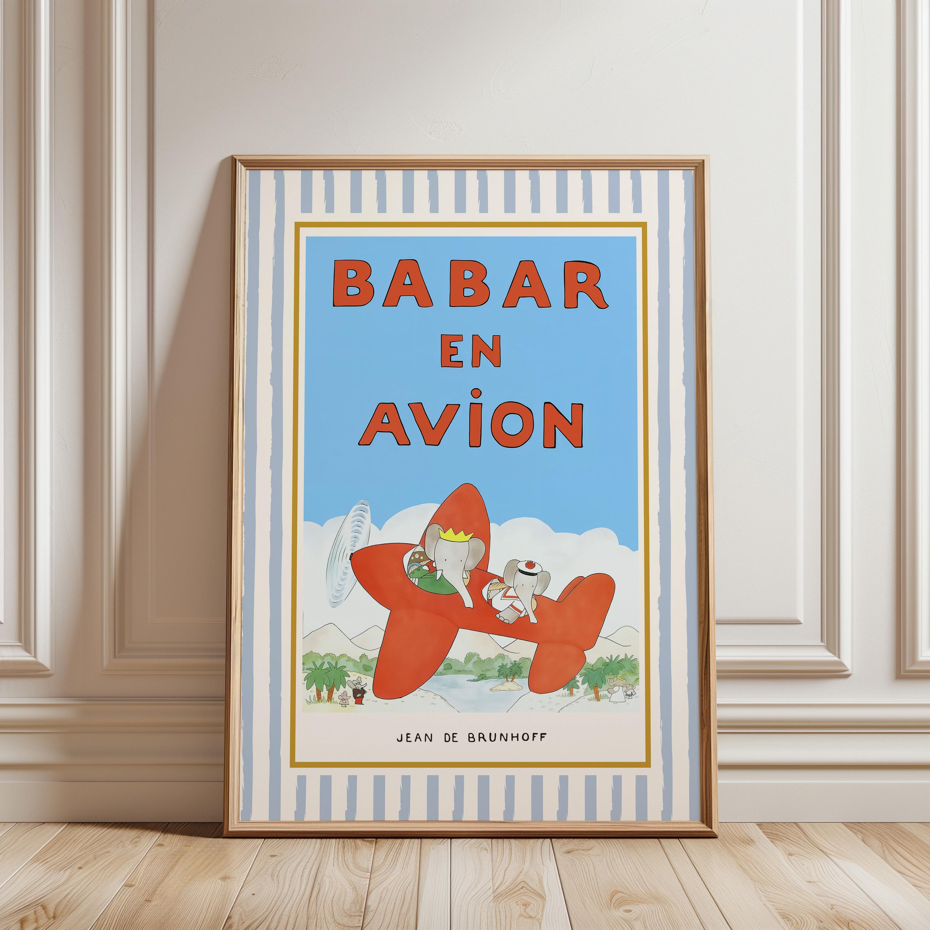 Babar En Avion - Etsy