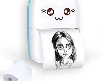 Mini thermische Bluetooth-printer – foto- en labelprinter in zakformaat