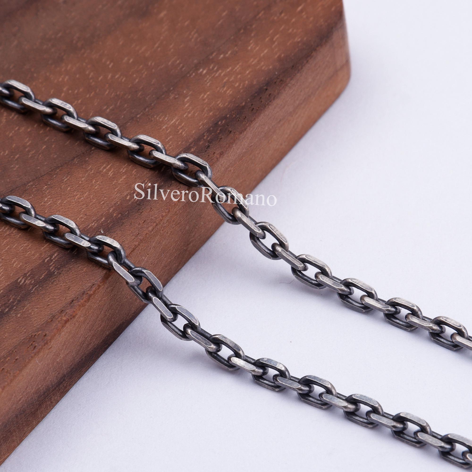 12 Pezzi Collane Filo Catena Argento Placcato Link e Collana