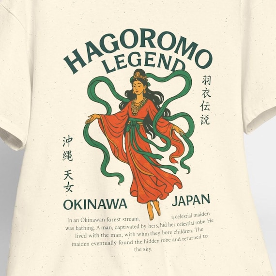 JUNHO HYPER スワロフスキー デコTシャツ Mサイズ Hagoromo Legend Okinawa Goddess T-shirt · Japanese Myth Vintage