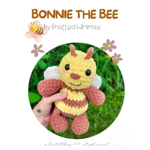 Bonnie the Bee Crochet Pattern | Beginner Amigurumi PDF Pattern