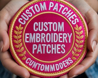 Custom 3D Embroidered Patches – Logos for Clothing, Backpacks, Jackets – Create Your Own