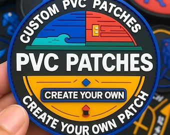 Individuell gestaltete PVC-Aufnäher – Silikonaufnäher mit personalisiertem Logo – 3D-Klett-PVC-Aufnäher mit Ihrem individuellen Logo