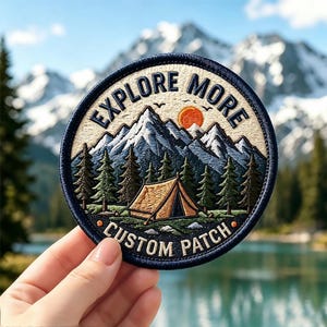 Parches bordados personalizados: logotipos, ropa, mochilas, chaquetas: crea el tuyo propio.