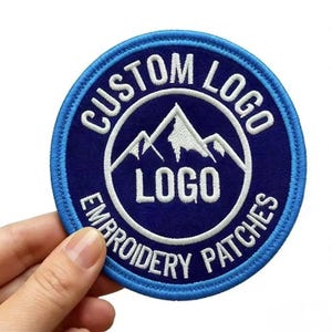 Custom Embroidered Patches – Logos – for Clothing, Backpacks, Jackets- Embroidered & Printed Patches – Create Your Own - Free Shipping