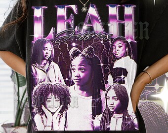 LEAH JEFFRIES T-SHIRT, Vintage Actress Star Celebrity Rising Star Performer Tee, 90s Retro Throwback, Leah Jeffries Sweater