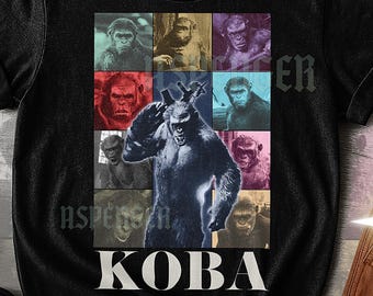 Koba Vintage Tshirt, Bootleg Sci-Fi Villain Classic Character Star Performer Tee, 90s Retro Throwback T-shirt, Koba Sweater