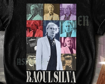Camiseta vintage de Raoul Silva, camiseta pirata con personaje clásico de villano espía, camiseta retro de los 90, suéter de Raoul Silva