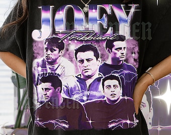 Koszulka Joeya Tribbianiego, koszulka retro z lat 90. z Joeyem Tribbianim, koszulka z grafiką „Jak się masz”, koszulka fanowska z legendą sitcomu