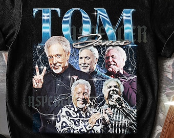 Camiseta vintage de Tom Jones, camiseta pirata del legendario cantante e ícono, camiseta retro de los 90, suéter de Tom Jones