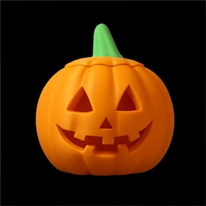 Halloween pumpkin LED tealight table decoration