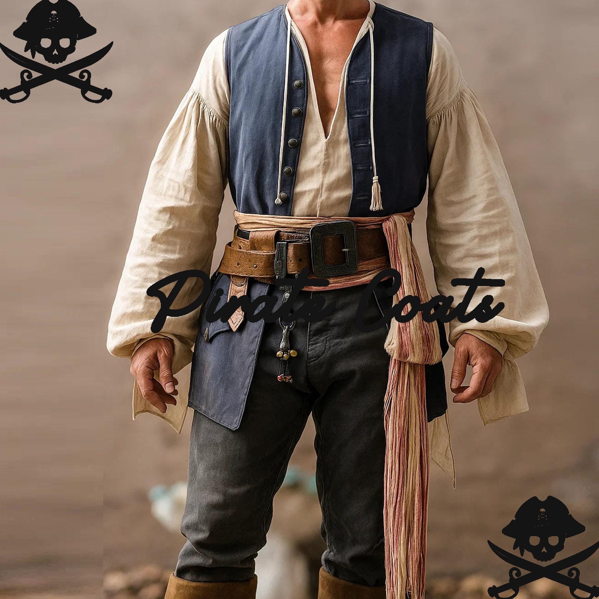 Chaleco pirata gótico