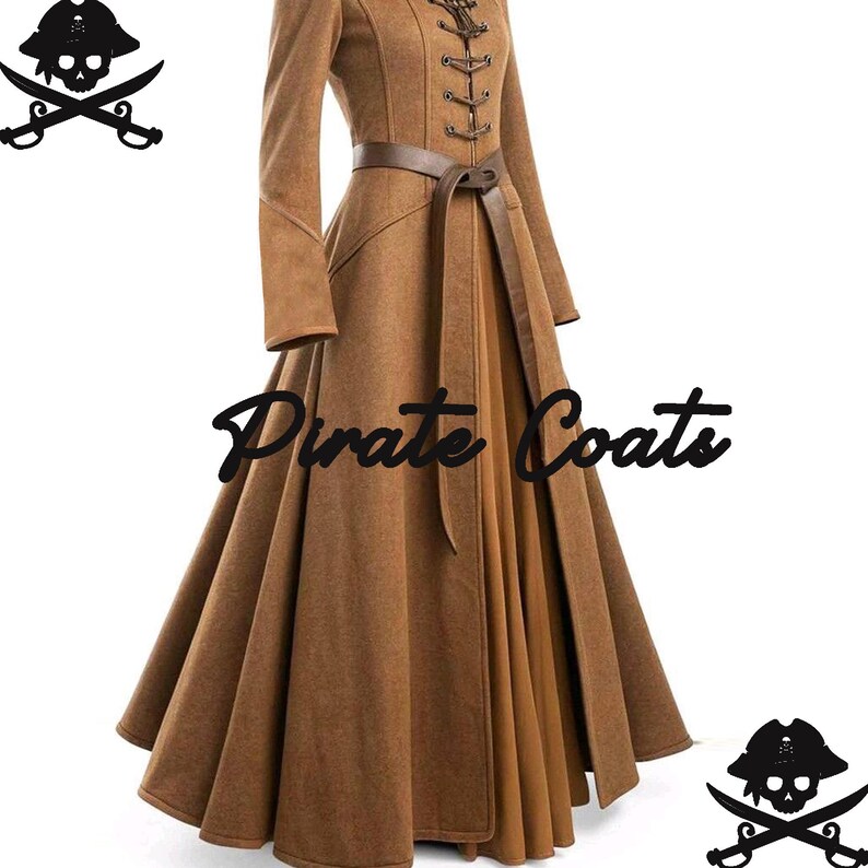 Medieval Monks Hooded Robe: Brown Wool Clerical Cloak, Traditional ...
