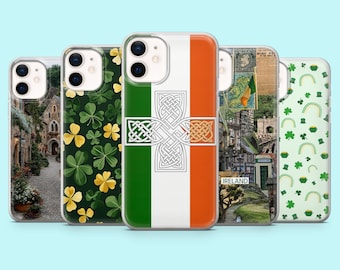 Irish Phone Case Celtic Ireland Cover for iPhone 17, 16, 15, 14, 13, 12 Samsung S25, S24, S23, A56, A16 Pixel 10Pro XL, 9Pro 8A