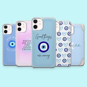 Evil Eye Phone Case – Good Vibes Positive Energy Cover for iPhone 17, Samsung S25 & Google Pixel 10