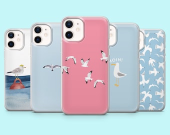 Mås Mobilskal Nautisk Sjöfågel Skal för iPhone 17, 16, 15, 14, 13, 12 Samsung S25, S24, S23, A56, A16 Pixel 10Pro XL, 9Pro 8A