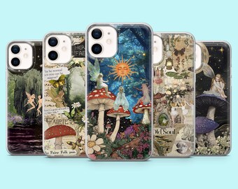 Funda de teléfono con diseño de hadas para iPhone 17, 16, 15, 14, 13, 12, Samsung S25, S24, S23, A56, A16, Pixel 10Pro XL, 9Pro 8A