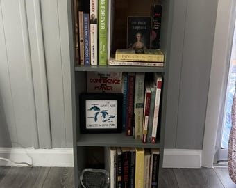 Wooden Cube Bookshelf, Tall Open Storage Bookcase, book shelf, Home decor