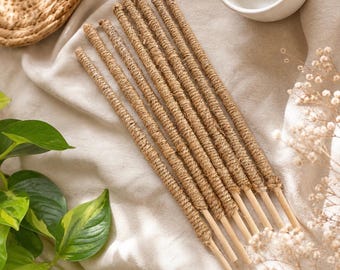 Handmade Mini Twine Plant Stakes For Climbing Plants