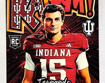 FERNANDO MENDOZA Rookie Indiana Custom Art Card Junior League Ballers (KB)