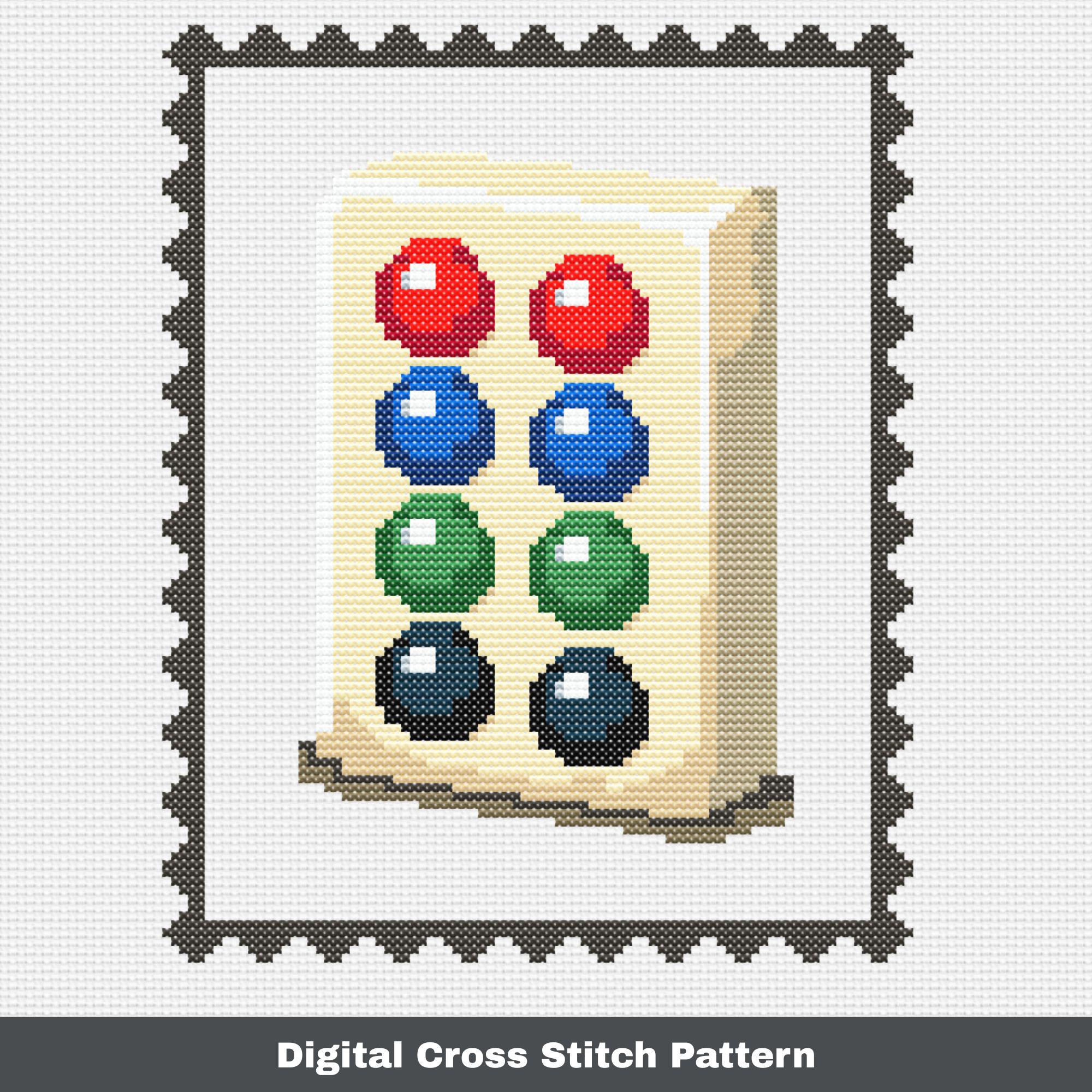 Mahjong Pattern Board Mahjong Cross Stitch Pattern - Board Game Accessories Mahjong ...