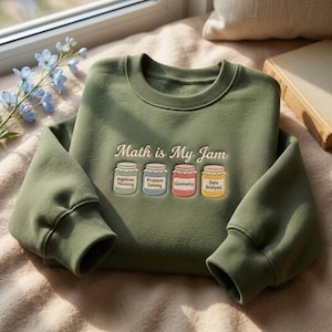 Bluza z haftem „Matematyka to moja pasja”, myślenie algebraiczne, rozwiązywanie problemów, geometria, analiza danych
