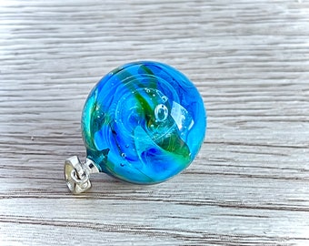 GiftJewelryShop Blue Jazz hat Crescent Moon Galactic Universe Glass Cabochon Pendant Necklace GiftJewelryShop Blue Jazz hat Crescent Moon Galactic Universe Glass Cabochon Pendant Necklace