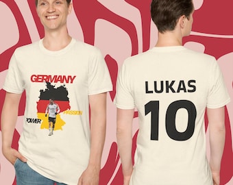 Camiseta da Alemanha para a Copa do Mundo de 2026, Camiseta para torcedor da Alemanha, Camiseta de futebol alemã, Camiseta da Copa do Mundo de 2026, Camiseta com a bandeira da Alemanha, Presente para torcedor de futebol