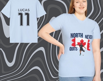 Canada Soccer Shirt 2026, World Cup 2026 Jersey, Personalized Canada Football Fan Shirt, Custom Name Number TShirt, Canada World Cup Tee