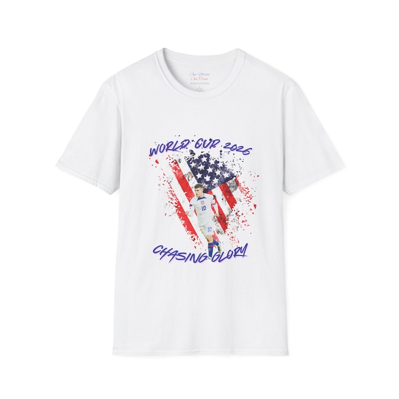 USA Soccer Shirt, Personalized Football Tee, Custom Name Number Shirt,Custom US Soccer Jersey World Cup 2026 Fan Shirt, American Soccer Gift image 2