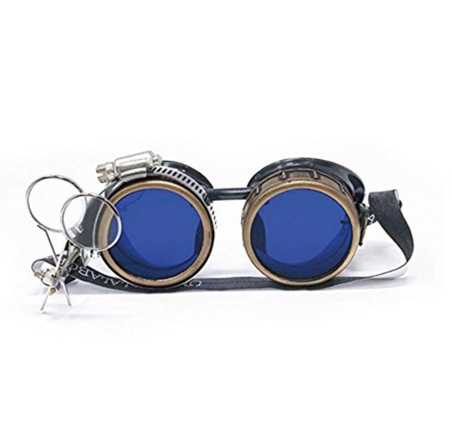 Steampunk Goggles Rave Glasses Victorian Aviator Cosplay Costume Clothing  Accessory for Music Festival -  Israel