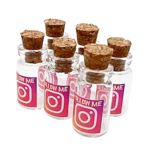 6pcs bottles for jewelry making, charms, pendant, tiny clear glass jars 2ml social media, decora fairy kei fashion harajuku
