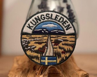 Kungsleden-patch Aufnäher Schweden Iron-On