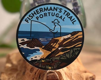 Fischerweg Sticker Fishermans Trail Portugal Rota Vicentina Aufkleber
