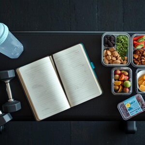 Printable Fitness & Ernährung Journal PDF | Food-Tagebuch | Gesundheits-Tracker | Abnehmen Journal | Sofort Download