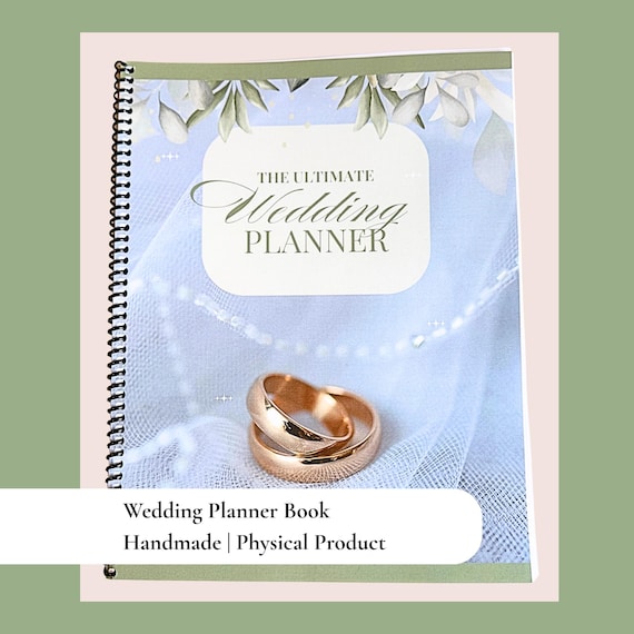 White & Gold Wedding Planner Bundle | Bride Engagement Gift Set Personalized Wedding Planner Binder: Bride Engagement Gift  main image 4